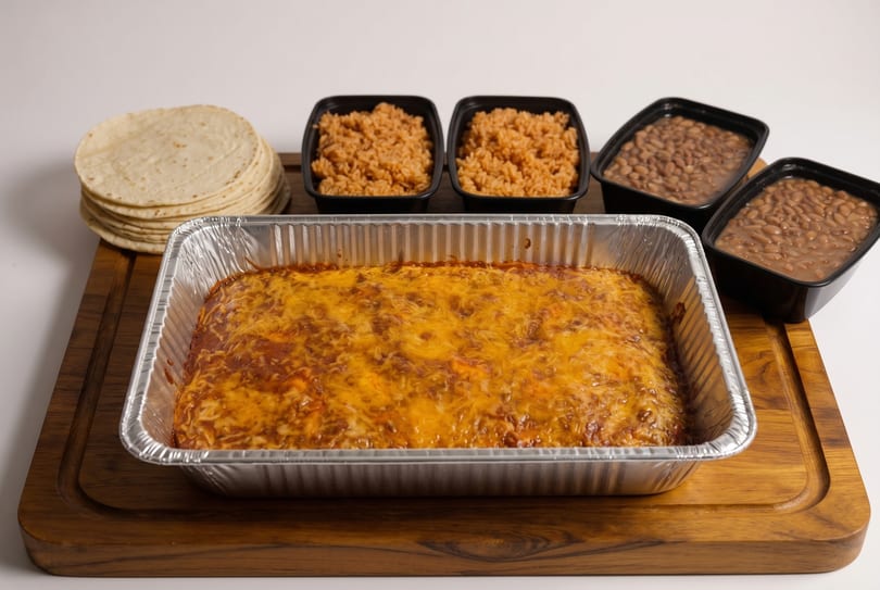 El Milagro catering spread